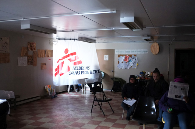 An emergency clinic in the Far Rockaways. Photo: Michael Goldfarb/Doctors Without Borders 