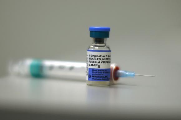 A measles vaccine is seen at Venice Family Clinic in Los Angeles, California February 5, 2015. Credit: Reuters/Lucy Nicholson